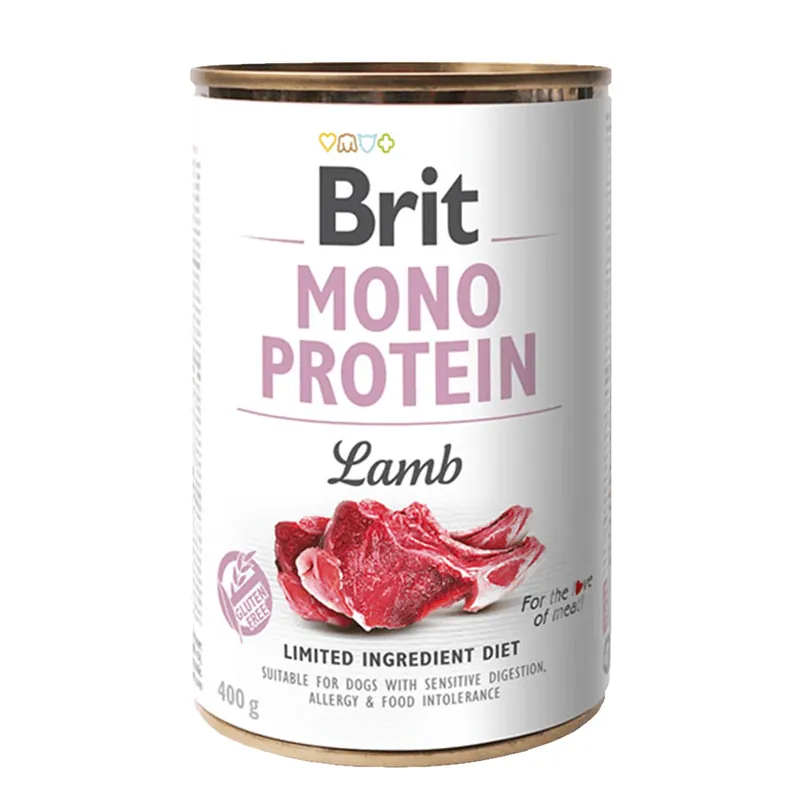 Brit Dog Mono Protein Lamb 400g Favoriet
