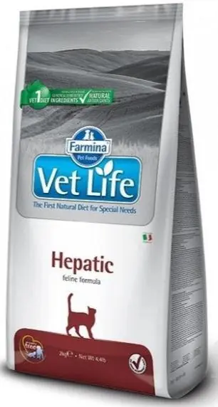 Bestel Nu Vet Life Natural Feline Hepatic 10kg