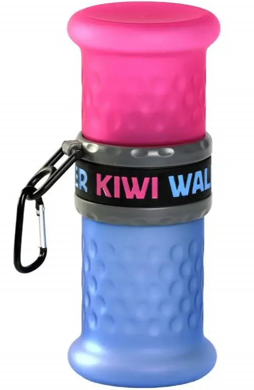 Cestovní láhev 2in1 růžovo-modrá 750+500 ml Kiwi - Cestovní láhev 2 v 1 růžovo-modrá Merkproduct