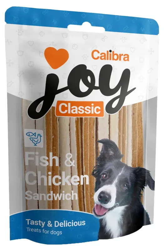 Koop Vandaag Calibra Joy Dog Classic Fish&Chicken Sandwich 500g