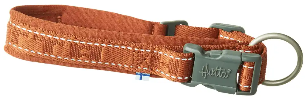 Obojek Hurtta Casual ECO polostahovák skořic. 45-55cm Premium