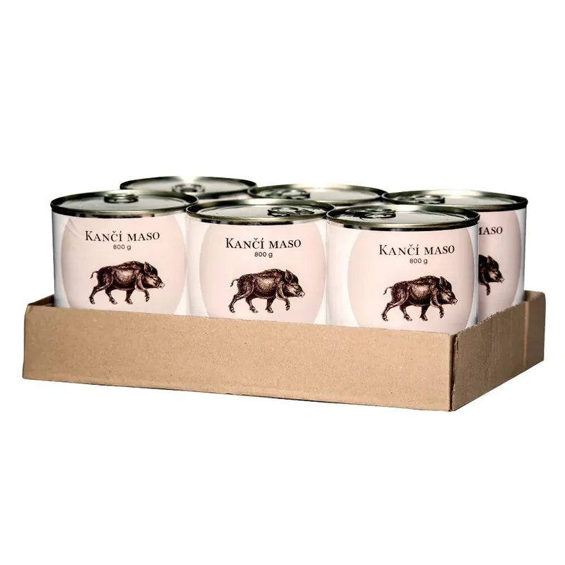 BOHEMIA MASO Kančí ve vlastní šťávě SIX PACK 6x800g Veilige Betaling
