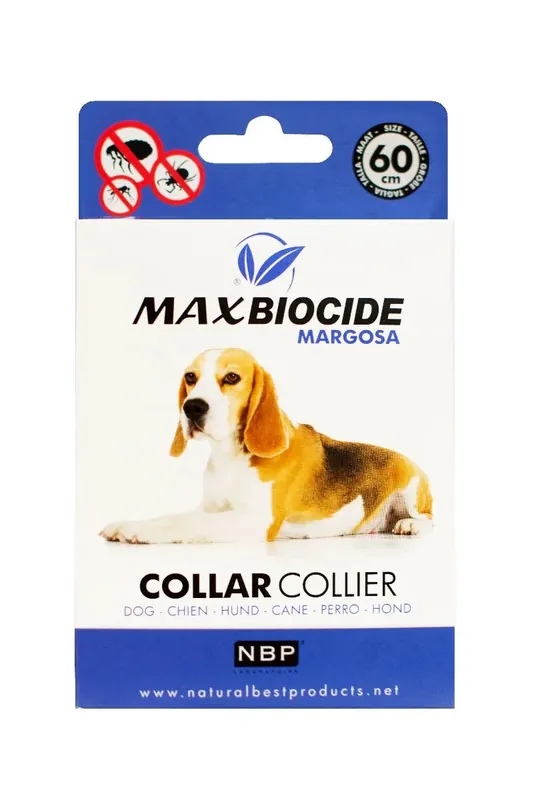 Max Biocide Margosa Collar antip. obojek pro psy 75cm Snelle Levering
