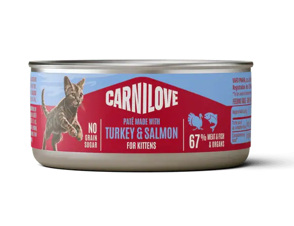 Carnilove Cat Can Paté Turkey&Salmon Kittens 100g - Paštika pro kočky Koop Vandaag