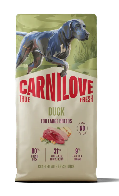 Carnilove Dog True Fresh Dry Duck Adult LB 1,5kg - granule pro velké psy Beperkt Aanbod