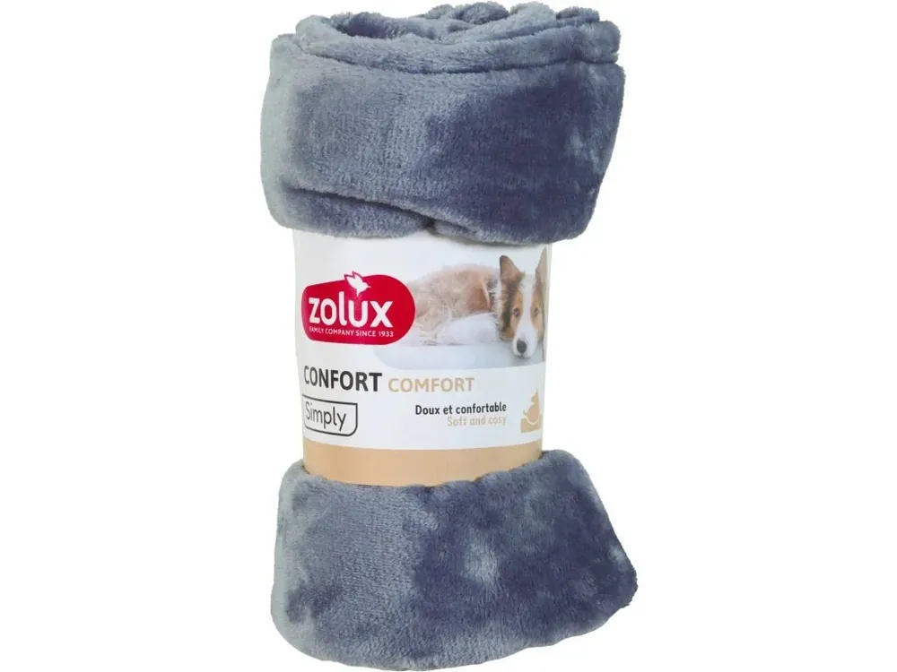 Pelech deka COCOON 200x150cm antracit Zolux - Hebká deka pro psy Goedkoop