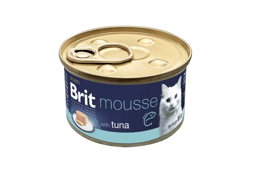 Direct Verzonden Brit Premium Cat by Nature Mousse Tuna 85g - Mokré krmivo s tuňákem