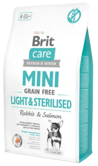 Brit Care Dog Mini Grain Free Light & Sterilised 400g Must-Have