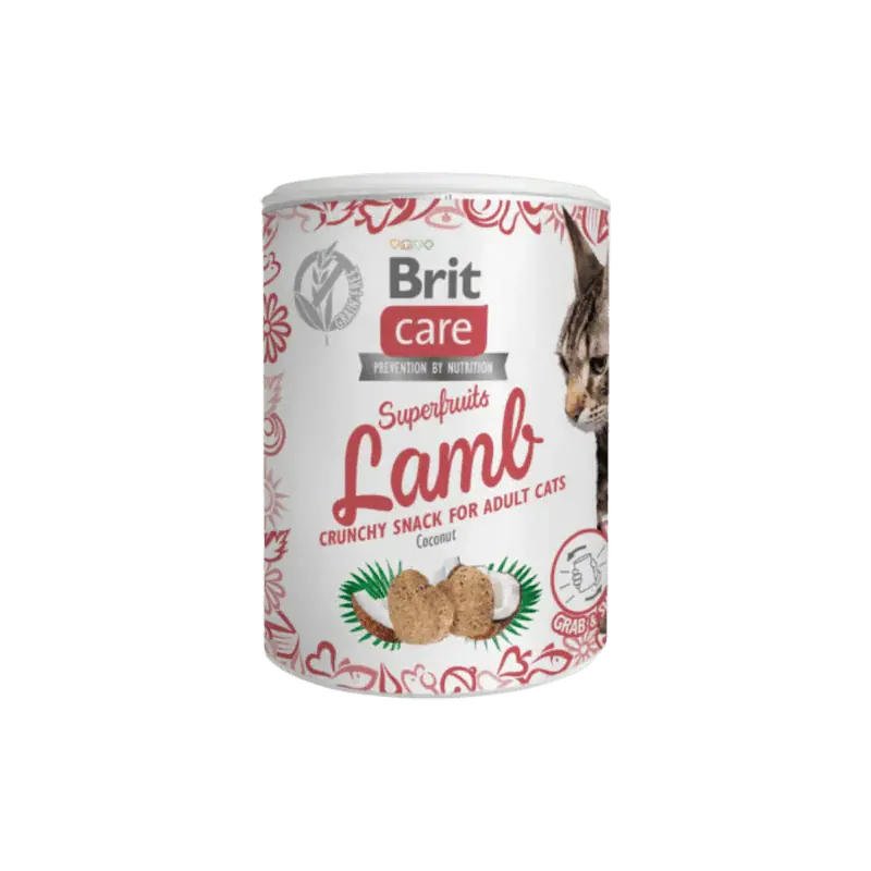 Seizoensaanbieding Brit Care Cat Snack Superfruits Lamb 100g