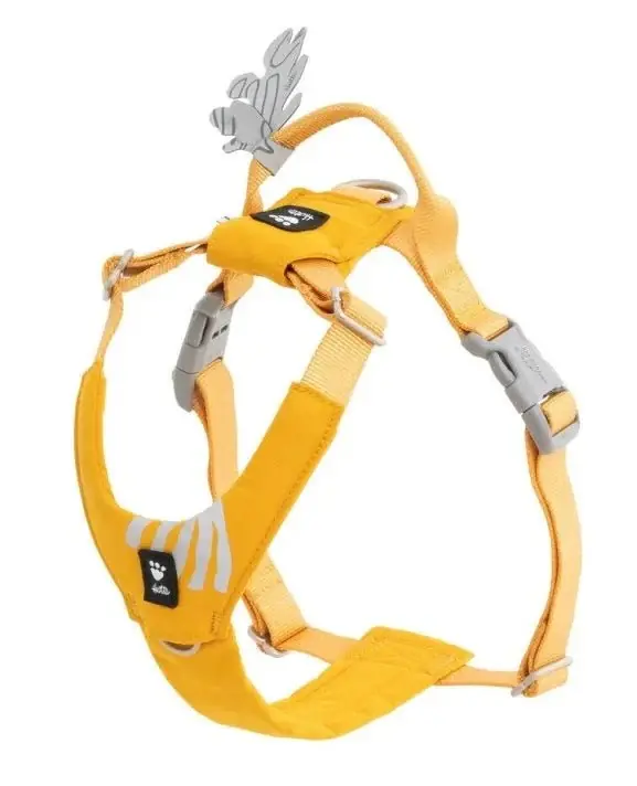 Postroj Hurtta Seeker medový 55-70cm - Postroj pro střední a velké psy Rechtstreeks Van De Fabrikant