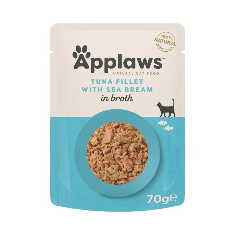 Fabrieksprijs Applaws Cat kapsa Adult Broth tuňák s pražmou 70g - Kapsička pro dospělé kočky