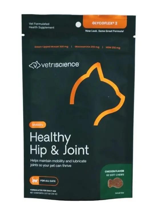 VetriScience GlycoFlex II Feline podp.kloubů kočka 90g - Kloubní výživa pro kočky s glukosaminem Beste Prijs