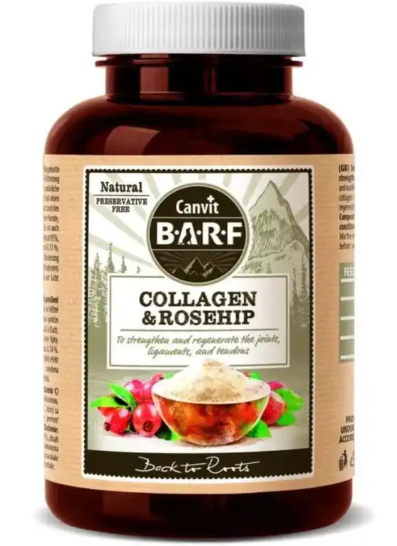 Weekendaanbieding Canvit BARF Collagen and Rosehip 140g - doplněk stravy pro psy a kočky