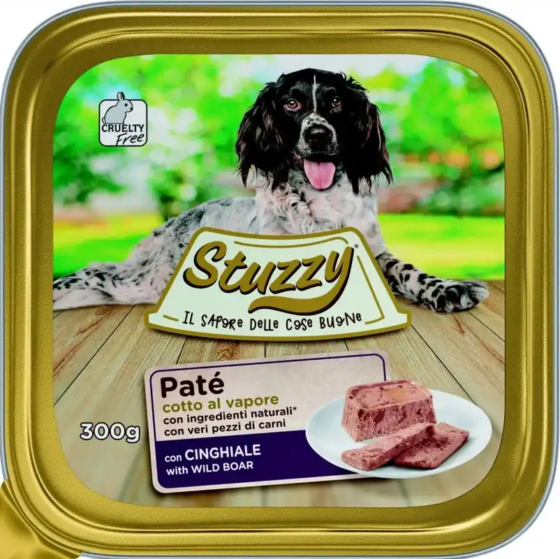 Superprijs Stuzzy Dog vanička Adult Paté divočák 300g – Stuzzy paštika divočák 300g