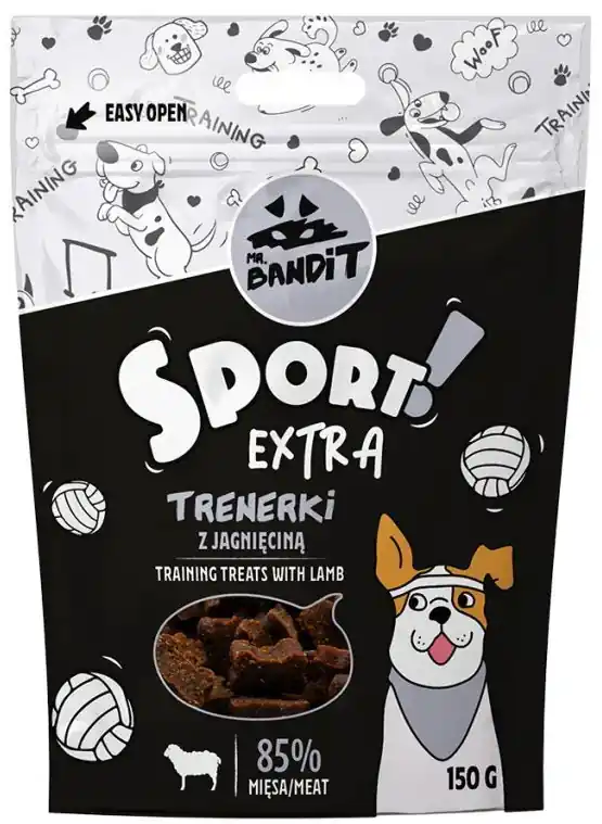 VetExpert Mr.Bandit pochoutka SPORT EXTRA jehněčí 150g – sportovní jehněčí pochoutka Must-Have