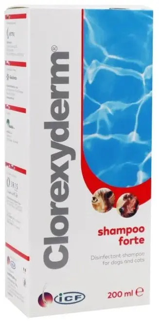 Clorexyderm forte shampoo 200ml – šampon s dezinfekčními účinky Snelle Levering