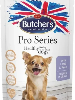 Butcher‘s Dog Pro Series jehněčí kapsa 100g–profi krmivo s jehněčím pro psy Fabrieksprijs