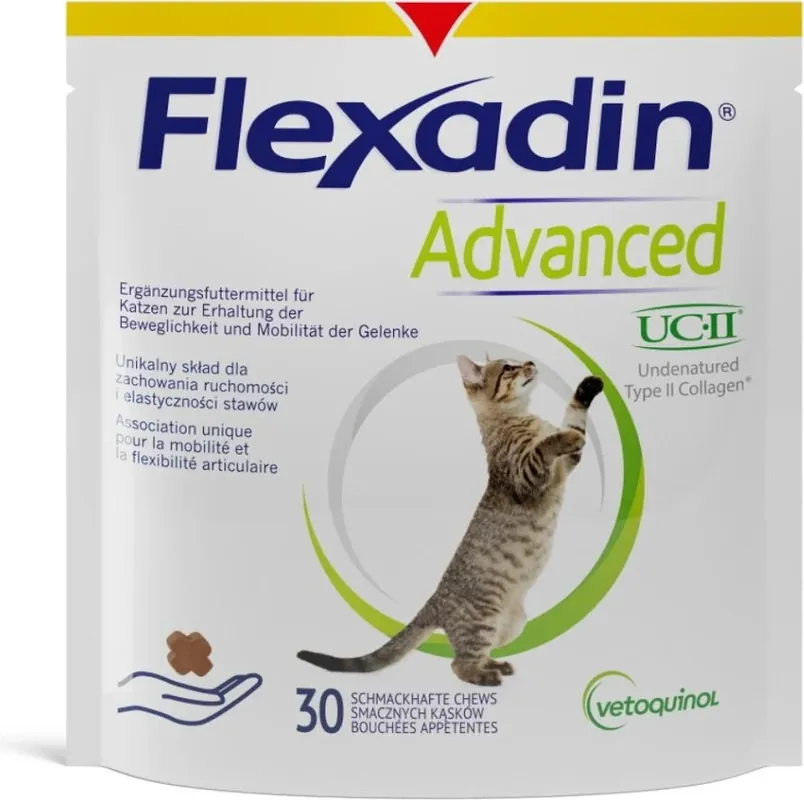 Finale Uitverkoop Flexadin Advanced žvýkací tablety pro kočky 30tbl