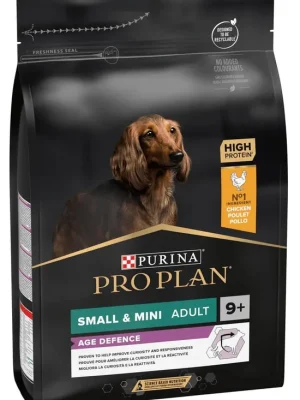 ProPlan Dog Adult 9+ Optiage Small&Mini Chicken 3kg – krmivo pro starší malé psy, kuřecí. Gecertificeerd