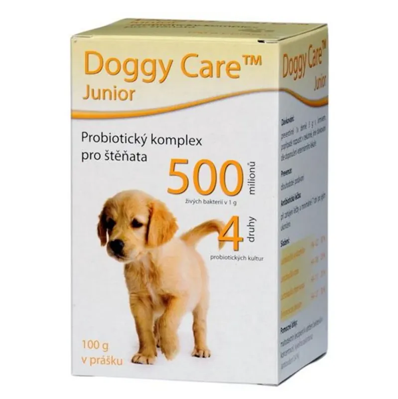 Doggy Care Junior Probiotika plv 100g – podpora střevní mikroflóry u štěňat Fabrieksprijs