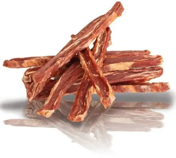 Weekendaanbieding Pochoutka KIDDOG hovězí steak v proužku 250g 1ks – Lahodné hovězí proužky, bohaté na bílkoviny.