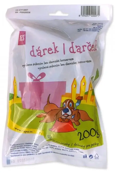 Bestseller Pochoutka sušená MAPES dárek 200g – Směs sušených pochoutek pro psy v dárkovém balení.