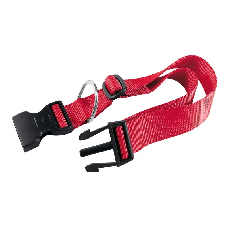 Merkproduct Obojek nylon CLUB C 44cmx15mm červený – Nylonový obojek v červené barvě s pevnou přezkou.
