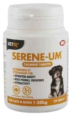 Serene-UM pro psy a kočky 120tbl – doplněk stravy pro pohodu mazlíčků Bestel Nu