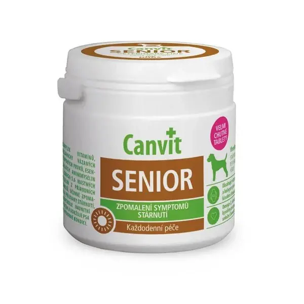 Canvit Senior pro psy ochucený 100g Laatste Versie
