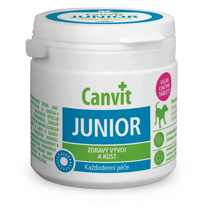 Canvit Junior pro psy ochucený 100g Veilige Betaling