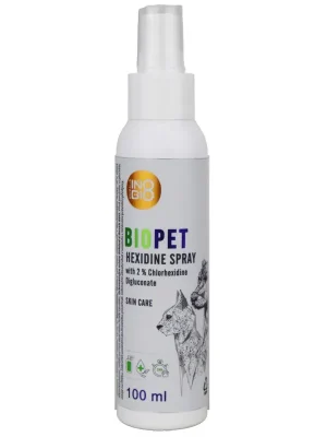BIOPET Hexidine spray 100ml Direct Beschikbaar