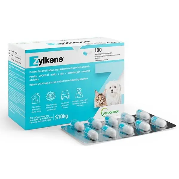Zylkene 75mg pro kočky a malé psy do 10kg 100cps Meest Verkocht