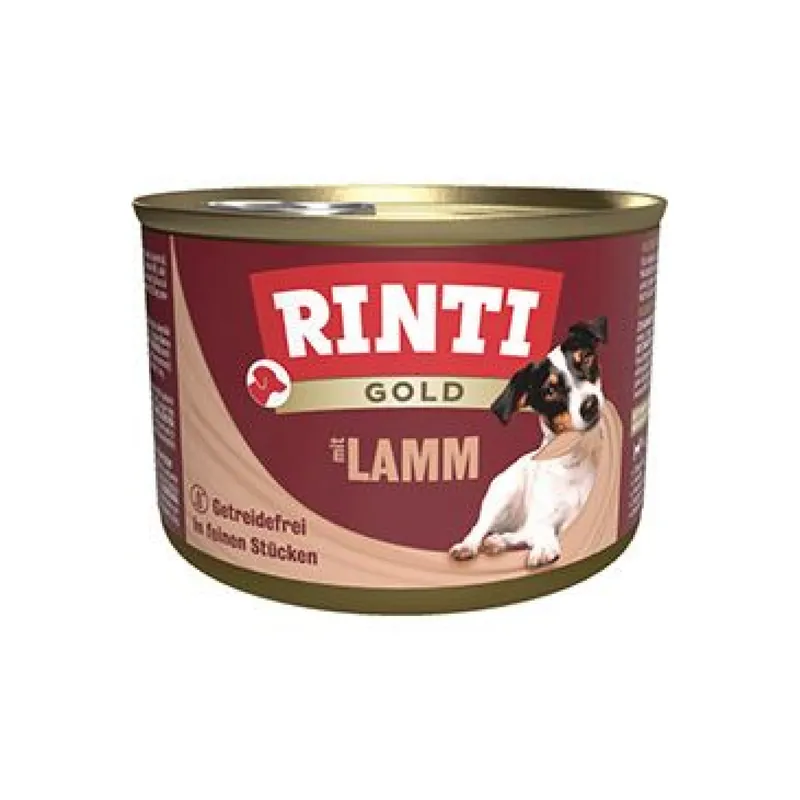 Korting Rinti Dog Gold konzerva jehně 185g