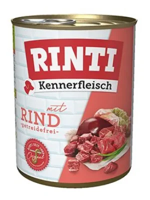 Goedkoop Rinti Dog Kennerfleisch konzerva hovězí 800g