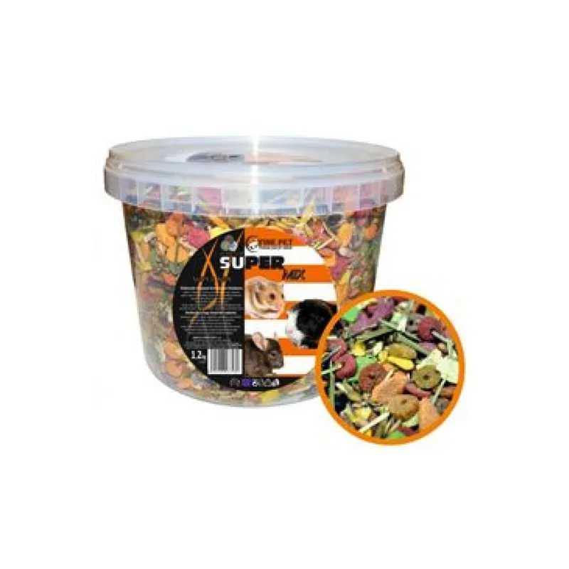 Finale Uitverkoop FINE PET Super Mix pro hlodavce vědro 1,2kg