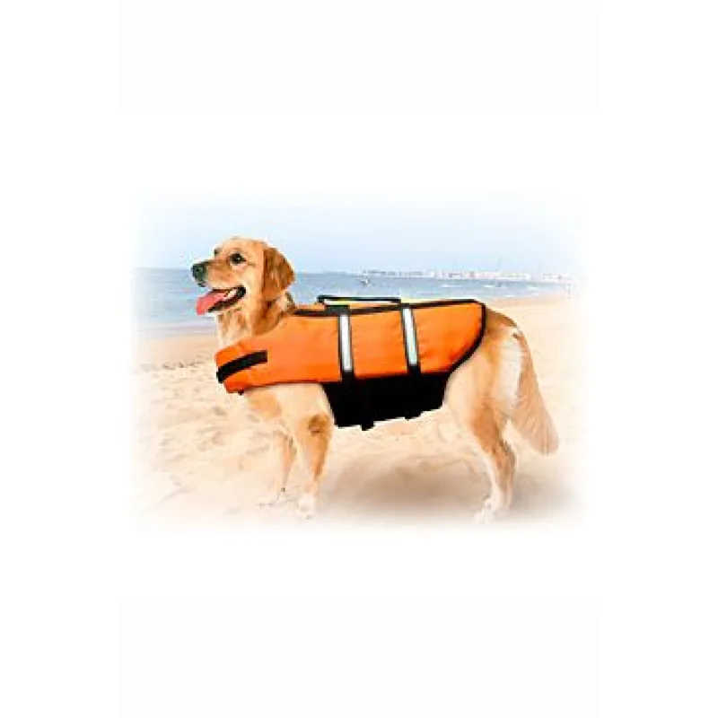 Populair Vesta plavací Dog M 35cm oranžová KAR