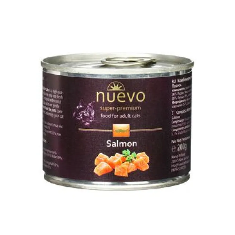 Beste Prijs Nuevo kočka adult Losos konz. 200g