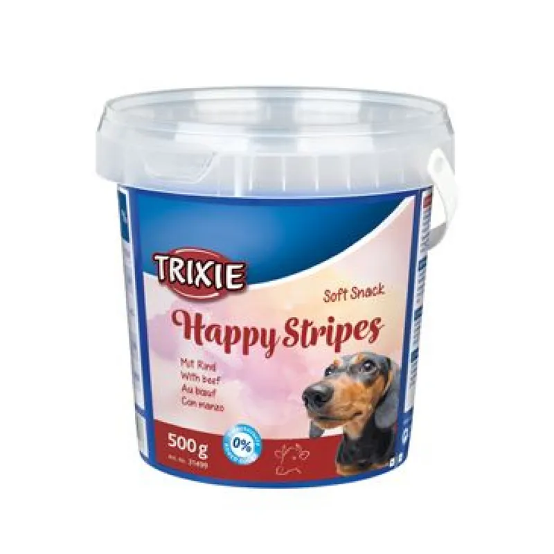 Must-Have Pochoutka Soft Snack HAPPY STRIPES pro psy 500g TR