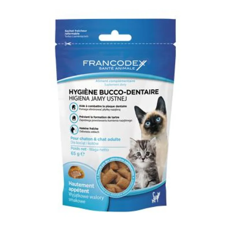 Op = Op Francodex pochoutka Breath Dental kočka 65g