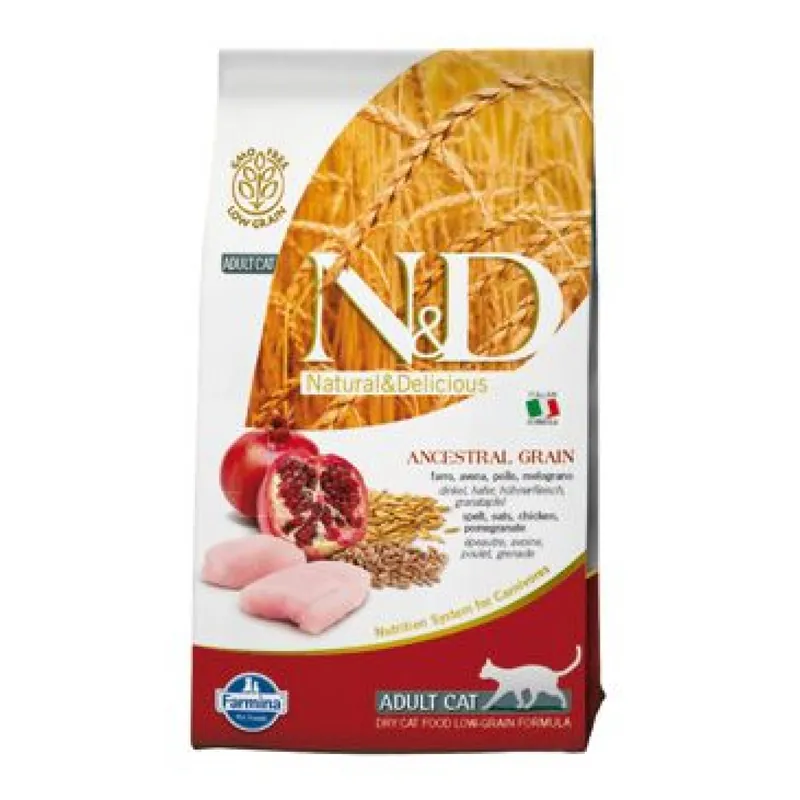Beperkt Aanbod N&D LG CAT Adult Chicken & Pomegranate 5kg