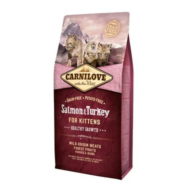 Goedkoop Carnilove Cat Salmon & Turkey for Kittens HG 6kg