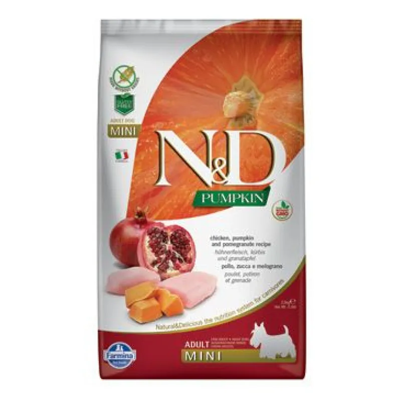 Beste Prijs N&D Pumpkin DOG Adult Mini Chicken&Pomegranate 800g
