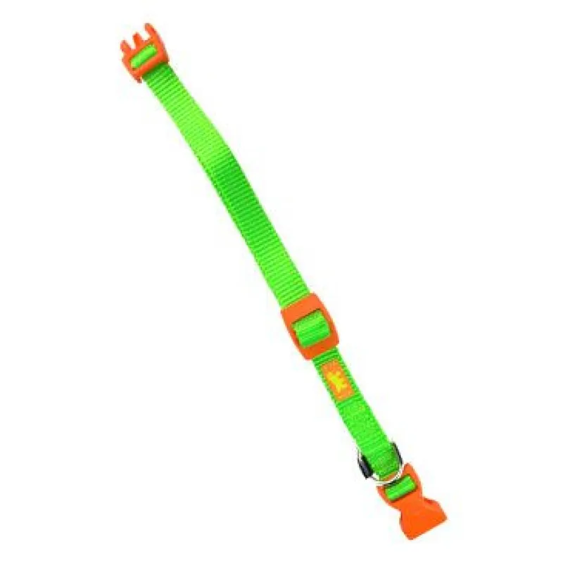 Obojek nylon CLUB C 44cmx15mm zelený FP 1ks Superprijs