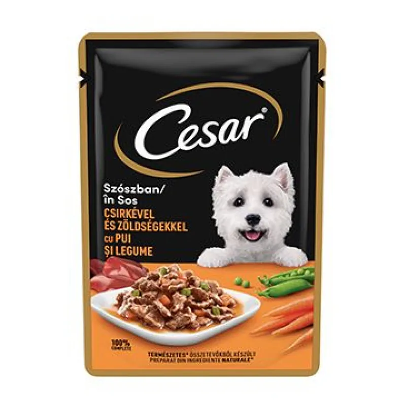 Cesar Tasty kapsa kuřecí ve šťávě 100g Lage Kosten