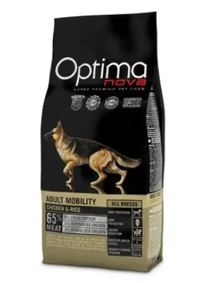 Optima Nova Dog Adult Mobility Chicken&Rice 12kg Populair