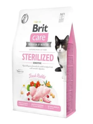 Uitverkoop Brit Care Cat GF Sterilized Sensitive 2kg