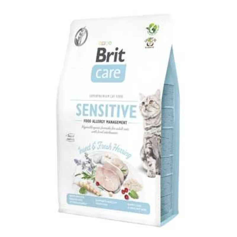 Brit Care Cat GF Insect. Food Allergy Management 2kg Lage Prijs