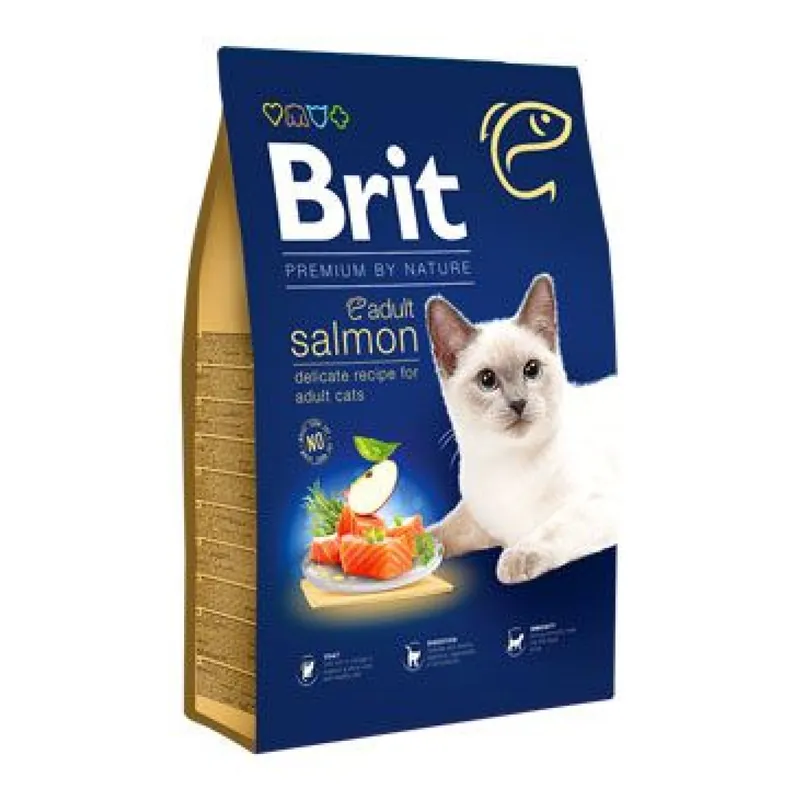 Brit Premium Cat by Nature Adult Salmon 300g Seizoensaanbieding