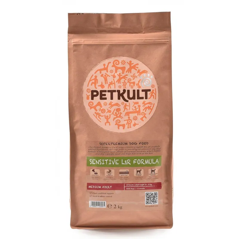 Snelle Levering PETKULT dog MEDIUM ADULT lamb/rice 12kg