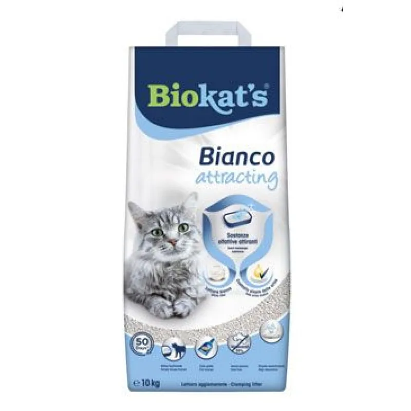 Podestýlka Biokat‘s Bianco (Hygiene)Attracting 10kg Koop Vandaag